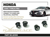 Honda Civic 17- FK8 TYPE-R Bakre Spindelbussningar (Pillowball) - 2Delar/Set Hardrace